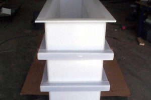 Plating Tank Front View Plating Tank Front View